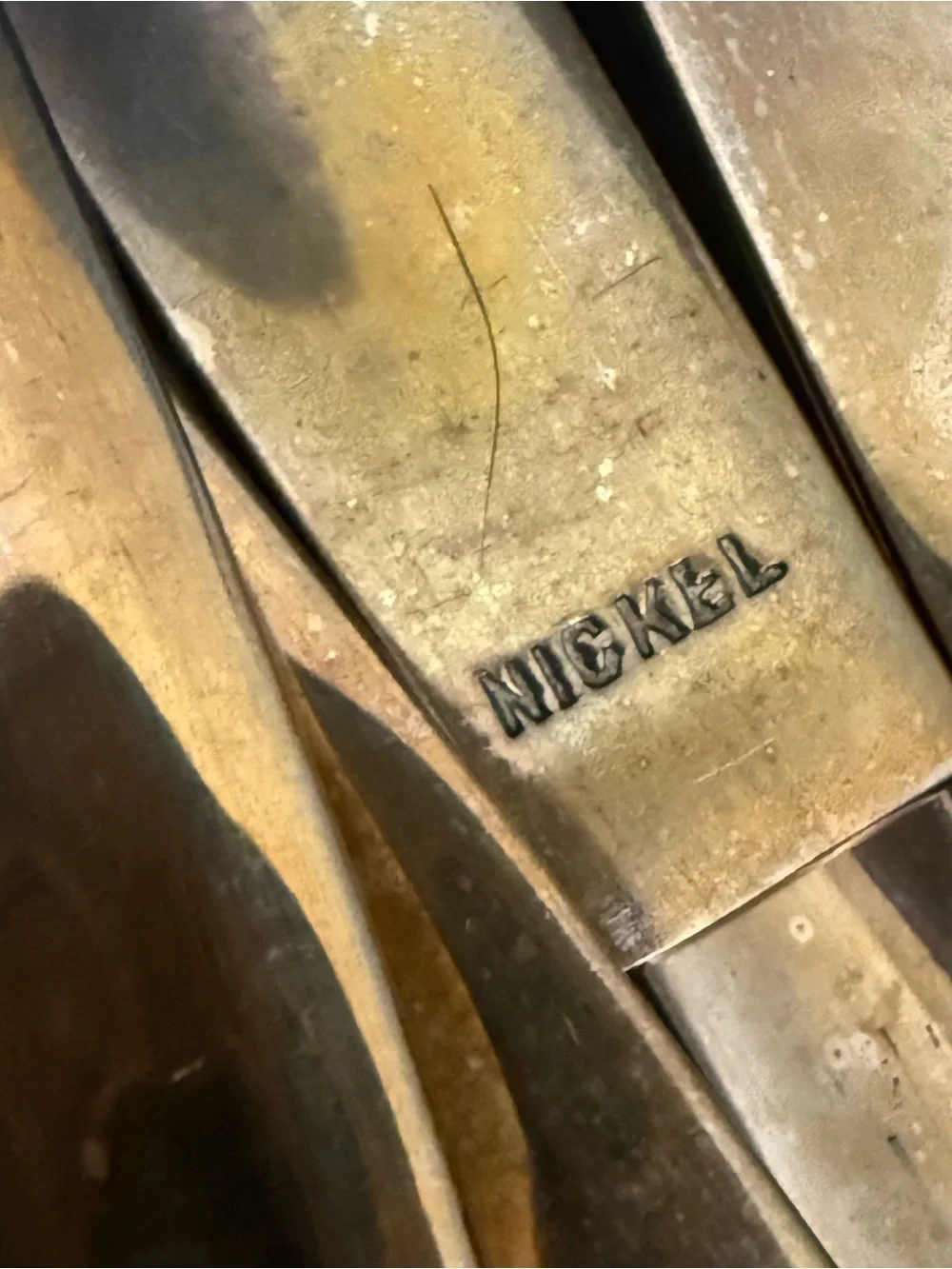 13pcs Vintage NICKEL Brass Thailand Siam Knives